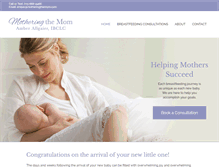 Tablet Screenshot of motheringthemom.com